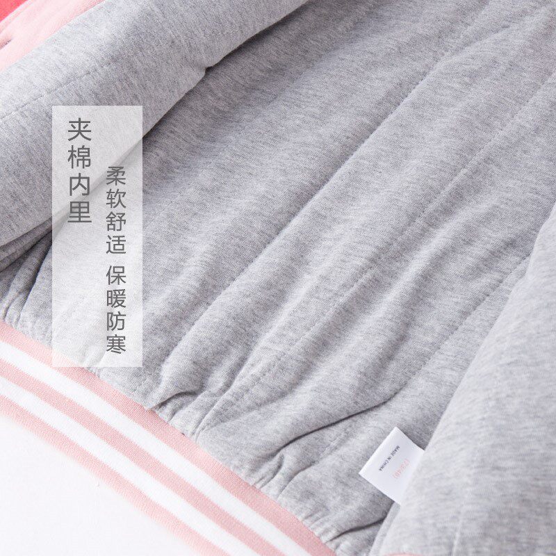 儿童保暖内衣套装外套男春秋普通外套男童工装职业装加绒女童套装