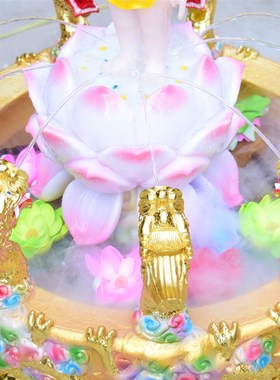 九龙浴佛盆寺庙浴佛节玻璃钢浴佛用品九龙吐水浴佛盆太子佛摆件