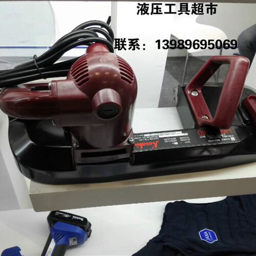 原装日本进口HRB-1140便携式环带锯高速环带锯切割机1