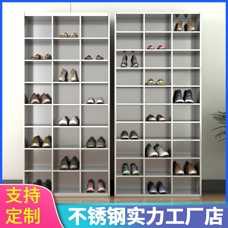 不锈钢鞋柜无尘净化工厂车间职员换鞋柜子员工多层多格鞋柜鞋凳柜