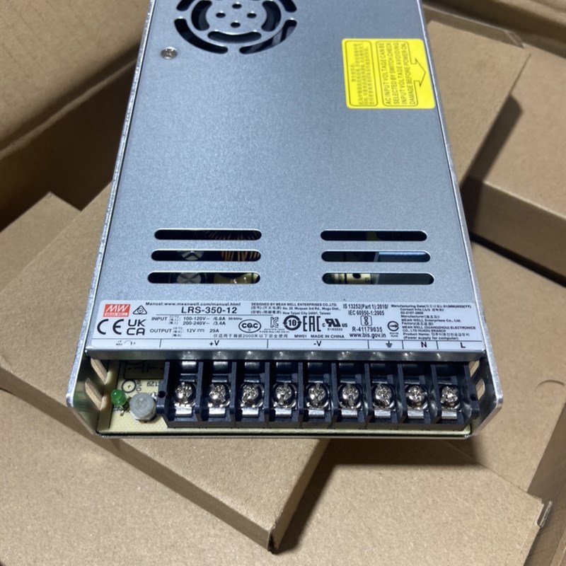 明纬LRS-350-12 明纬电源350W12V29A 台湾明纬正品货 全新原装