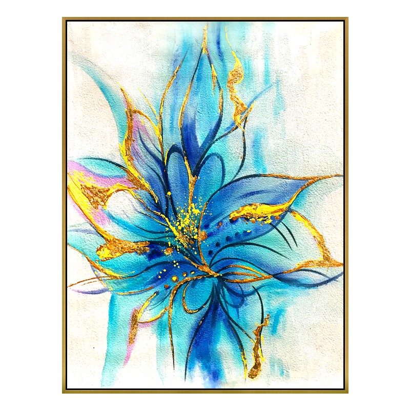 纯手绘油画玄幻装饰画走廊尽头法式轻奢极简挂画过道油花手工大气