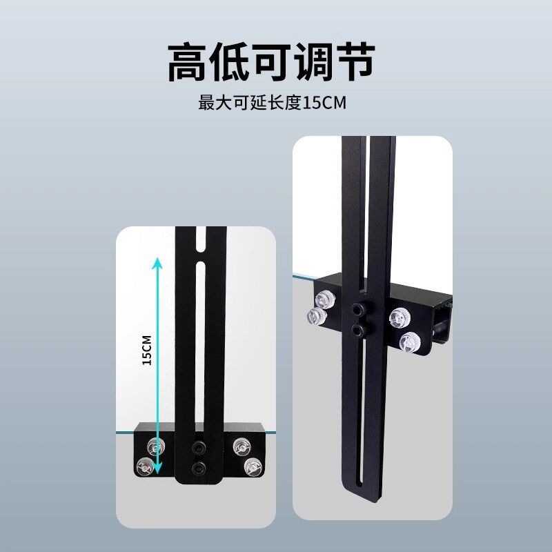 鱼缸龙门支架全铝筒灯架吊架加厚溪流缸水草灯支架DIY挂架铝型材