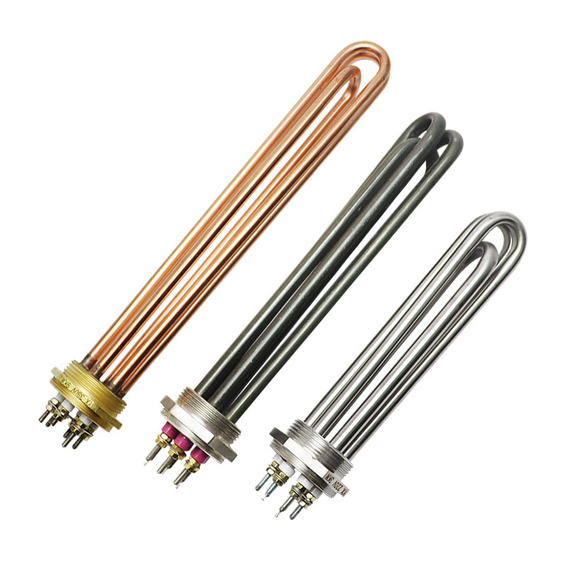 工业加热管DN40空气能1.5寸水箱发热管DN50导热油发热棒220V/380V