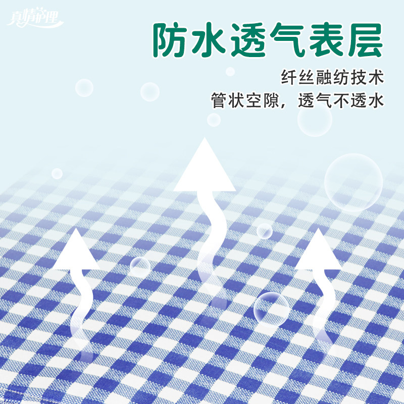 真情护理轮椅坐垫 防水褥疮专用坐垫 乳胶尾骨减压垫 42x46cm椅垫