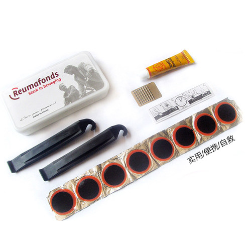 自行车补胎胶片工具套装摩托车电动车轮胎修补单车冷补胶内胎贴片