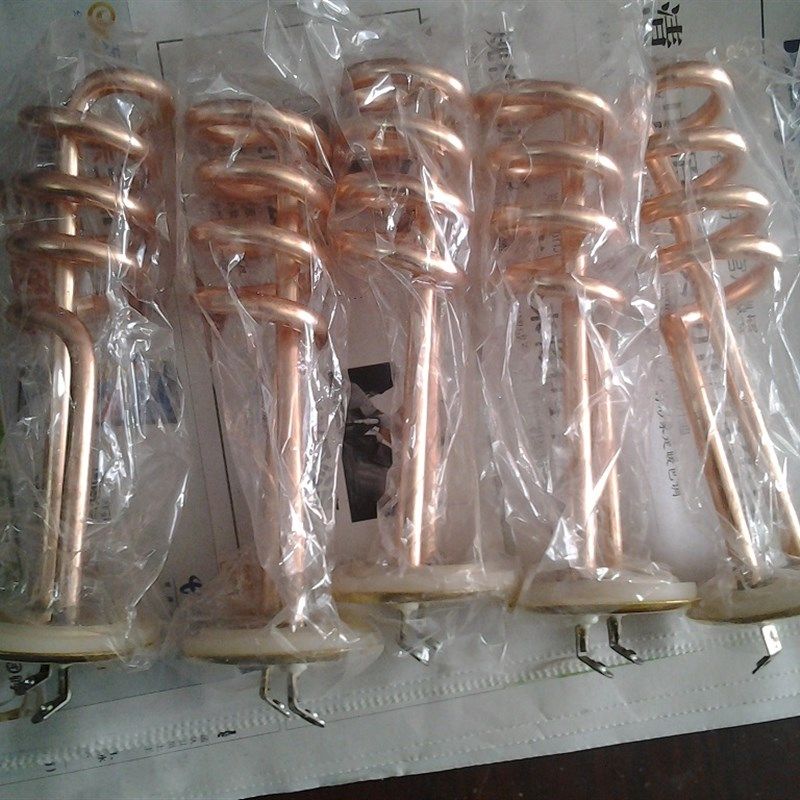法兰无孔饮水机开水器原装长寿命JS金顺加热管电热管铜2/3KW5支装