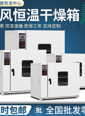 电热鼓风干燥箱恒温实验室带可视窗烘干箱小型烤箱高温工业烘箱