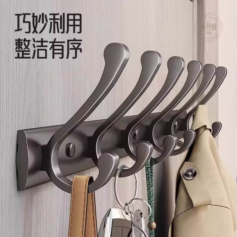 免打孔门后挂钩壁挂式挂衣架