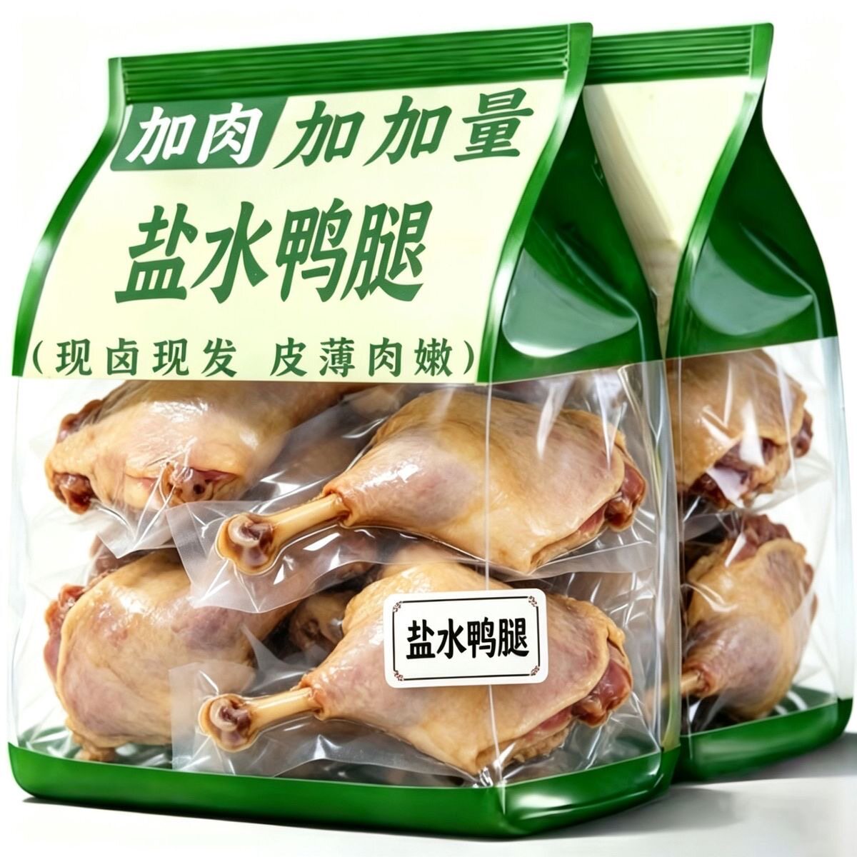 【六个盐水鸭腿】正宗南京盐水鸭鸭腿新鲜真空开袋即食卤味下酒菜