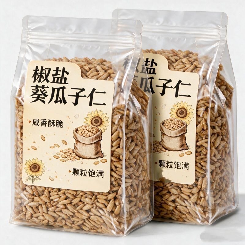 到手1斤】椒盐瓜子仁现炒大颗粒熟葵瓜子仁无壳坚果炒货零食干果