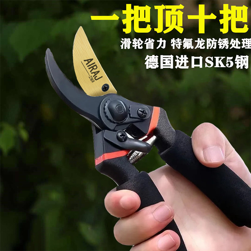 五金工具艺园剪刀剪树枝专用剪刀修枝剪园林果树修花家用sk5剪子