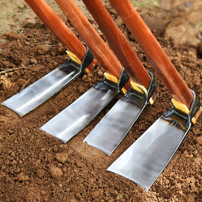 锄头家用种菜翻地老式镐头刨地挖笋神器锰钢锄草农具农用工具大全图片