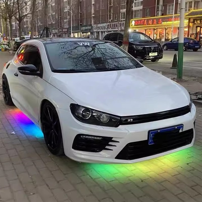 影豹底盘灯专用LED流水跑马地盘流光灯氛围防水侧裙幻彩改装用品