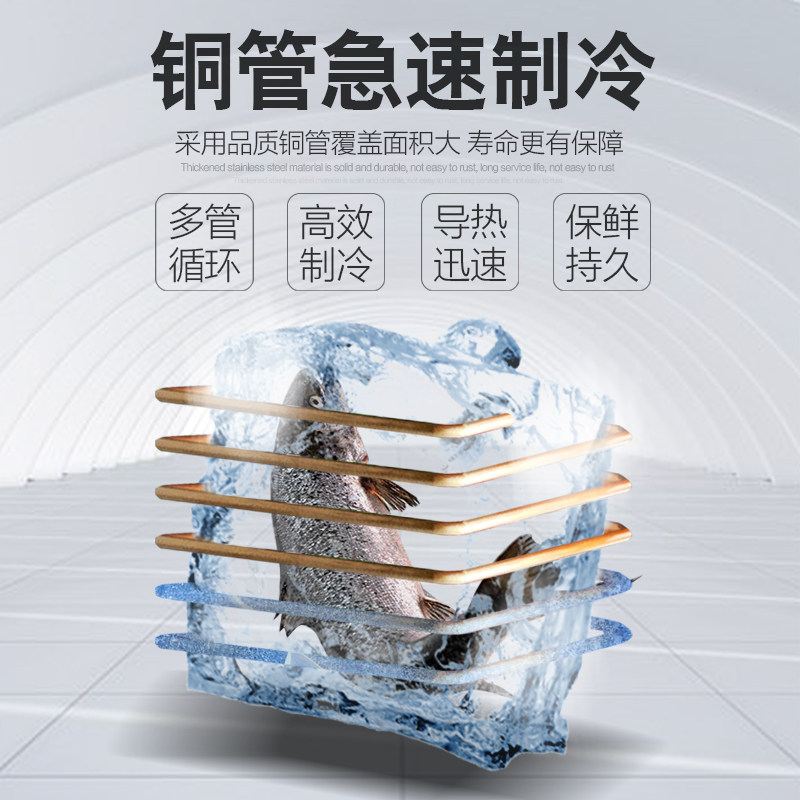 保鲜冷藏工作台厨房双温冷冻柜冰柜商用冰箱饭店奶茶店平冷操作台