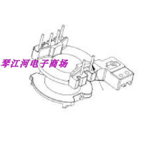 PQ2014高频变压器磁芯骨架PQ20电,木支架磁芯立式4+2针 十套一包