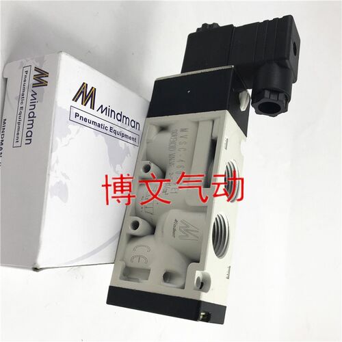 Mindman金器电磁阀MVSC-460-4E1 AC220V DC24V换向阀4分G1/2