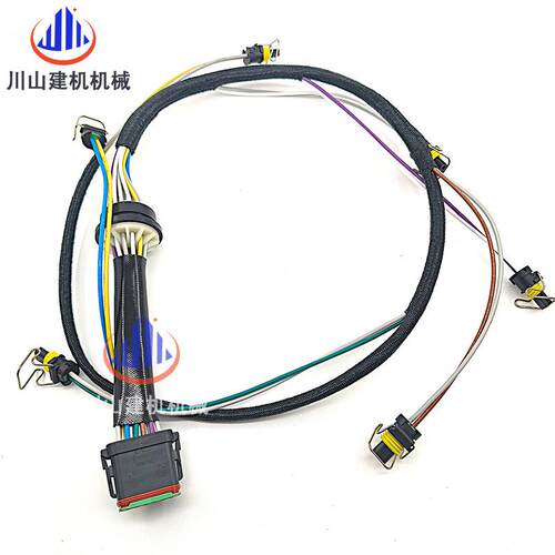 挖掘配件机CE323D E3325D E329D E25 C7发动机喷油嘴线束1XQC53-8