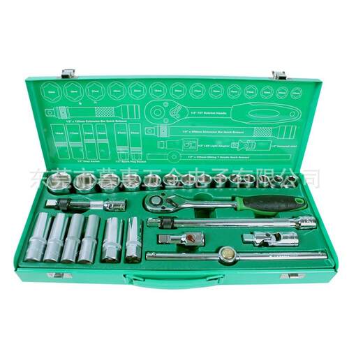 套台宝工HW -42601M1Proskit//2 26件套筒扳手组工具组（公制湾）