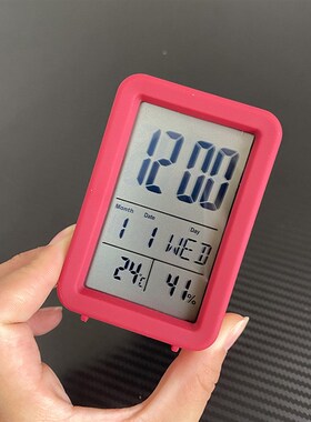 极少见的精品!北欧n风创意电子时钟床头闹钟简约现代桌面时钟静音