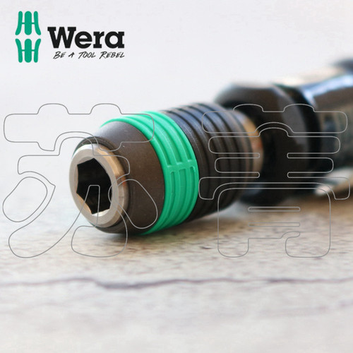 德国Wera维拉813R螺丝刀快速手柄 T适合1/4批头