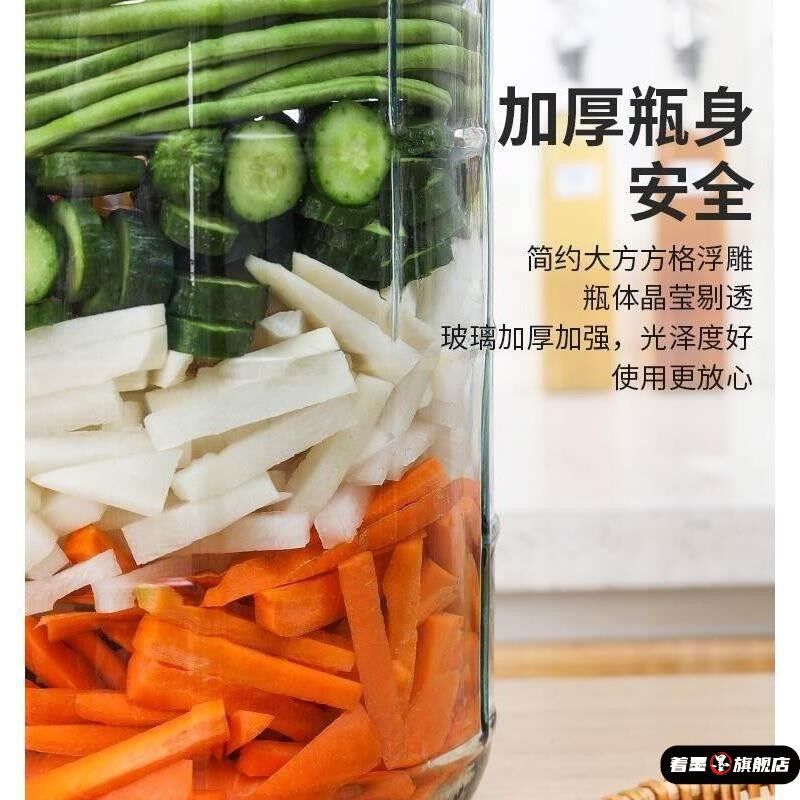 泡酒玻璃瓶带龙头家用酵素桶酿酒容器10斤2L0斤密封罐酒坛泡菜坛