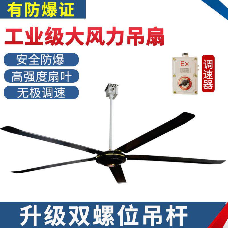 防爆工业吊扇BFC-2000工业用防爆电风扇车间节能大吊扇换气吊扇