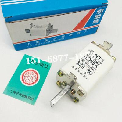上海茗T东熔断器 保险- 熔熔芯R161 R032 N体T1-gL160NT1-gL25A 2