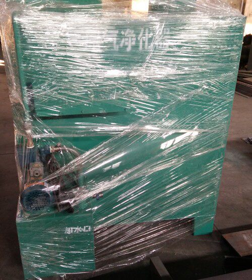 柴油发电机消声器排烟 烟雾净化器 喷淋 水喷淋 无烟消声器箱