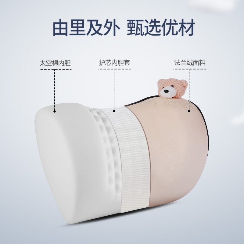 汽车头枕护颈枕一对高档车载颈椎靠枕车内座椅腰靠垫按摩可爱卡通