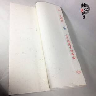 六尺四尺八尺加厚长纤维纯手工生宣半生熟皮纸六尺屏毛边纸宣纸