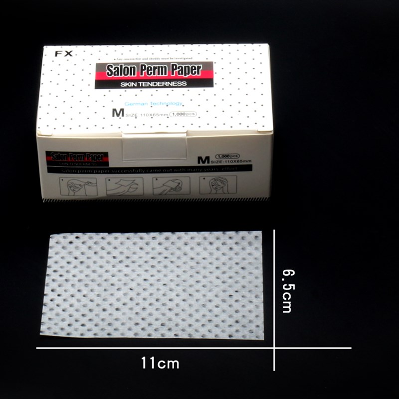 理发店专用热烫烫发纸一次性薄款易渗透加长发廊冷烫艾文电发杠纸图片