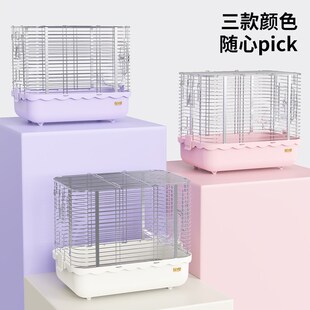 优嗖鹦鹉枫林304不锈钢外带笼横线大空间玄凤手提笼鸟笼运输笼