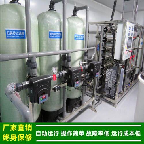 超水置2T/H双级RO反渗透加edi膜纯阻块电率15兆欧12496年装源头厂