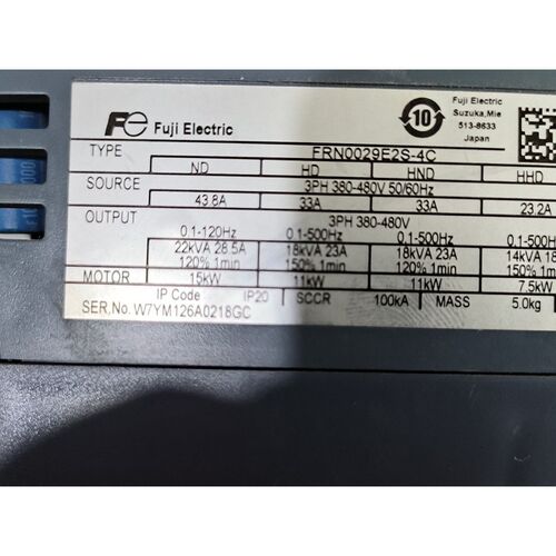 富士变频器FRN0029E2S-4C 11-15KW包好