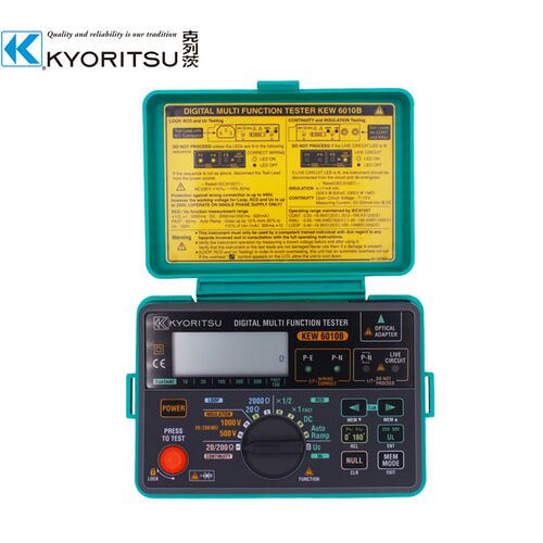 日本共立kyoritsu KEW6010B 6011A多功能测试仪导通绝缘回路电阻