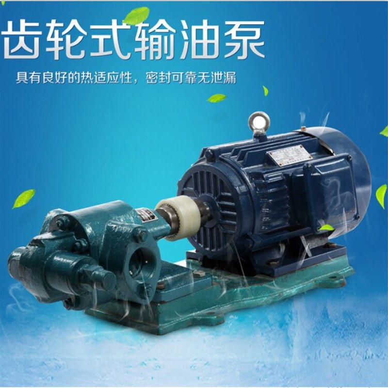 齿轮油泵电机组KCB两相220v机油柴油泵380V大流量高压输油自吸泵
