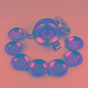 水陆供盘扁壶红铜朵玛壶/藏传密宗用品/圣水杯宝瓶净瓶碟子祥瑞