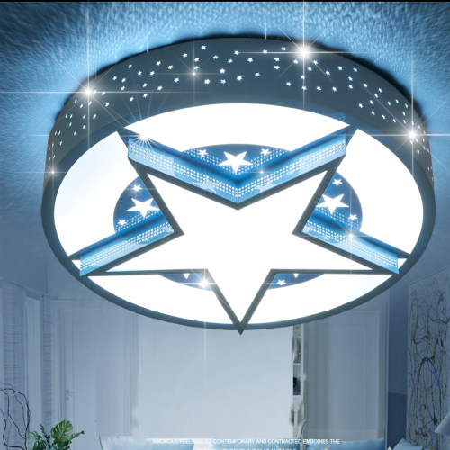 LED吸顶灯五角星卧室灯客厅创意灯具卡通可爱儿童房间灯餐厅灯饰