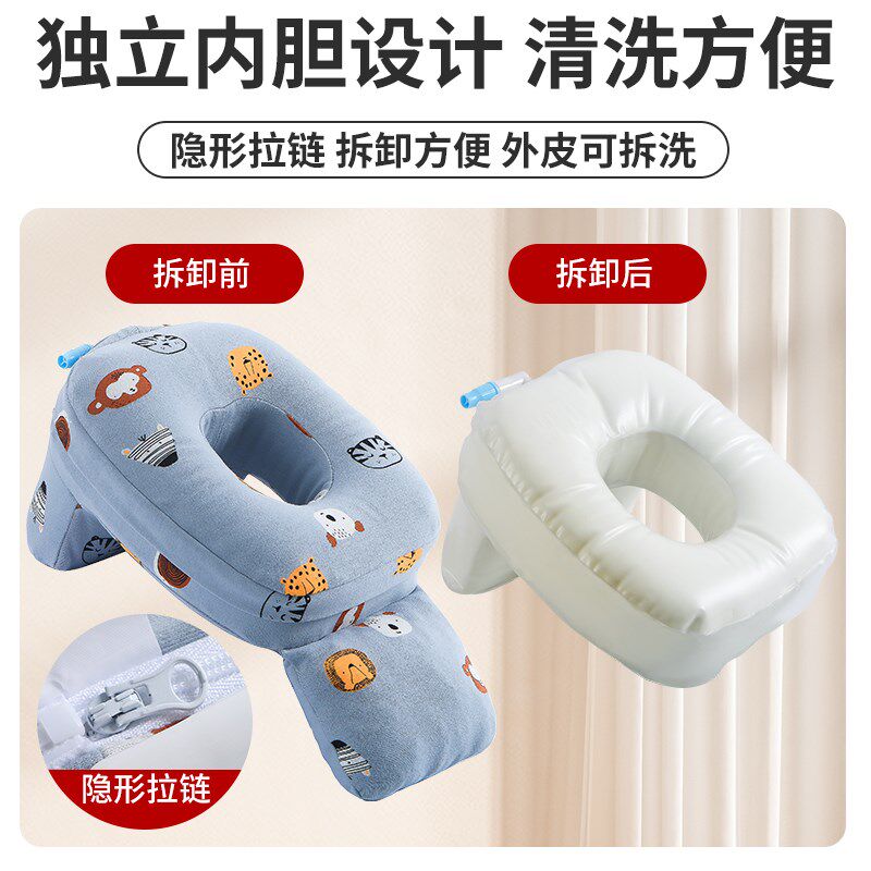 午睡枕趴睡枕充气中小学生儿童教室桌上午休神器高初中生睡觉枕头
