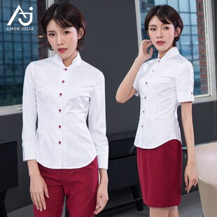 国航空姐制服女职业套装裙马甲销售酒店前台迎宾工作服金店工装秋