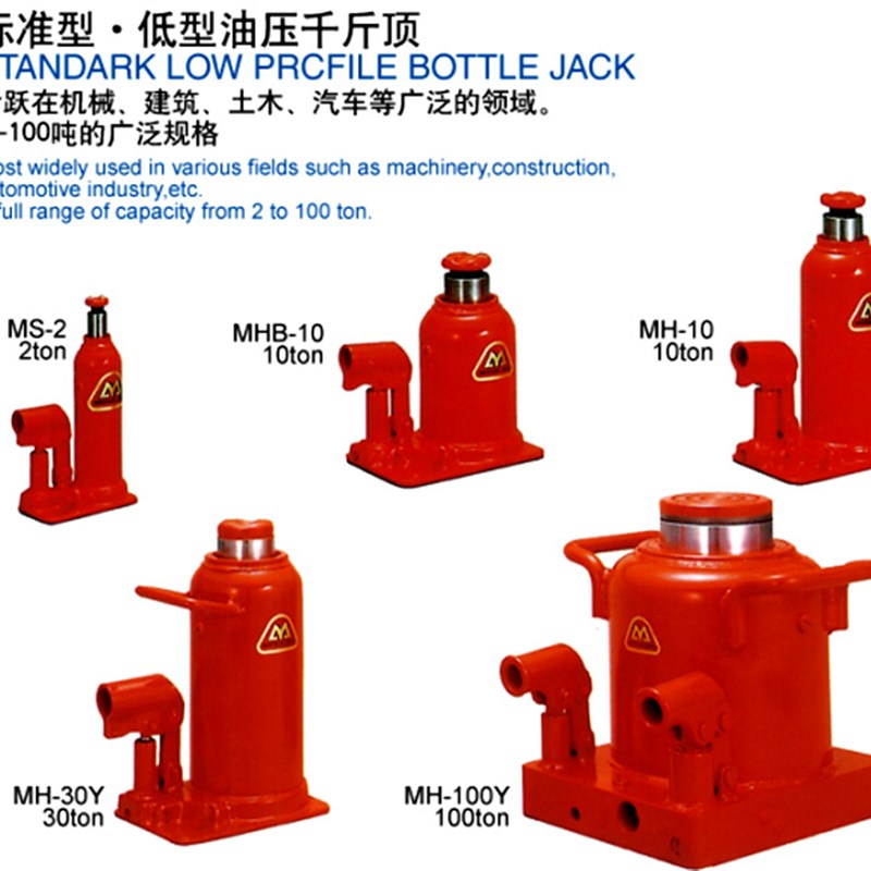 日本MASADA马沙达千斤顶MH-20标准油压20吨起重器MS-2 鸭嘴千斤顶