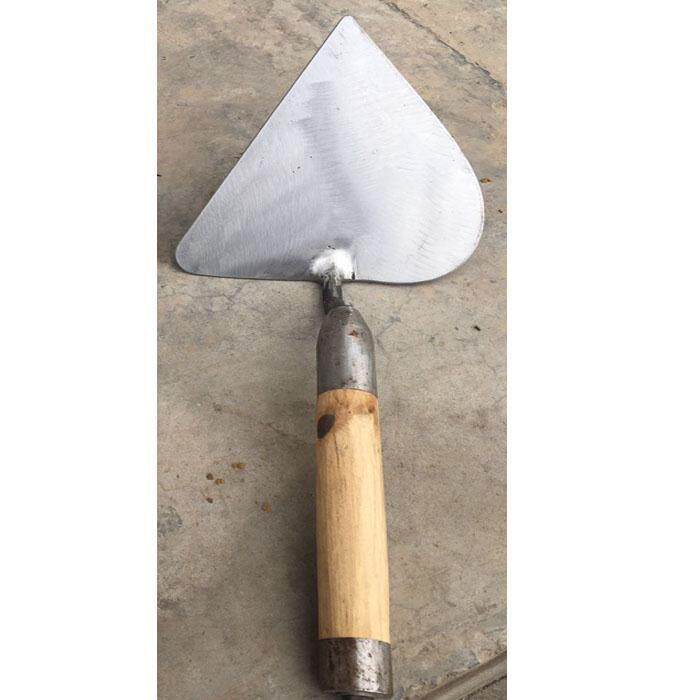 .小美桃形大铲三角铲砌砖刀建筑泥瓦工具瓦工抹泥刀砌砖刀纯手