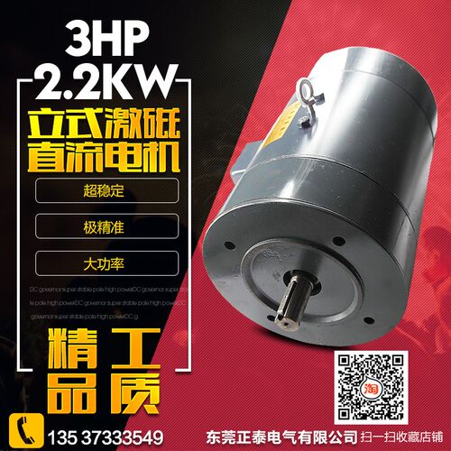 DC200V直流电机 直流电机激磁 3HP 2.2KW 立式ZD97B 调速电机马达