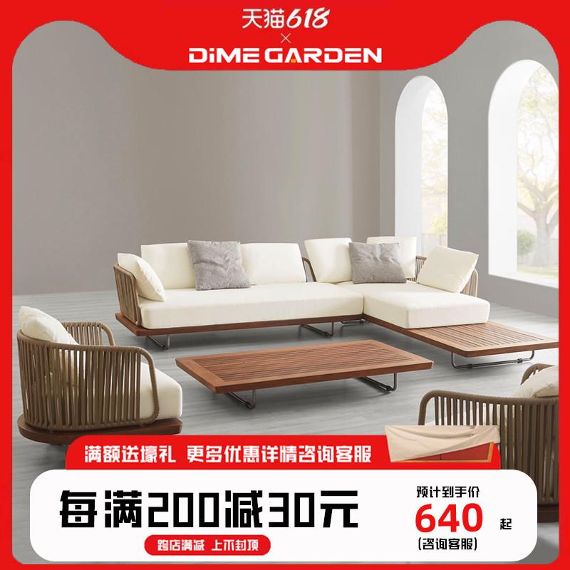 户外沙发藤编庭院家具别墅防雨防晒室内花园露天阳台实木藤椅组合