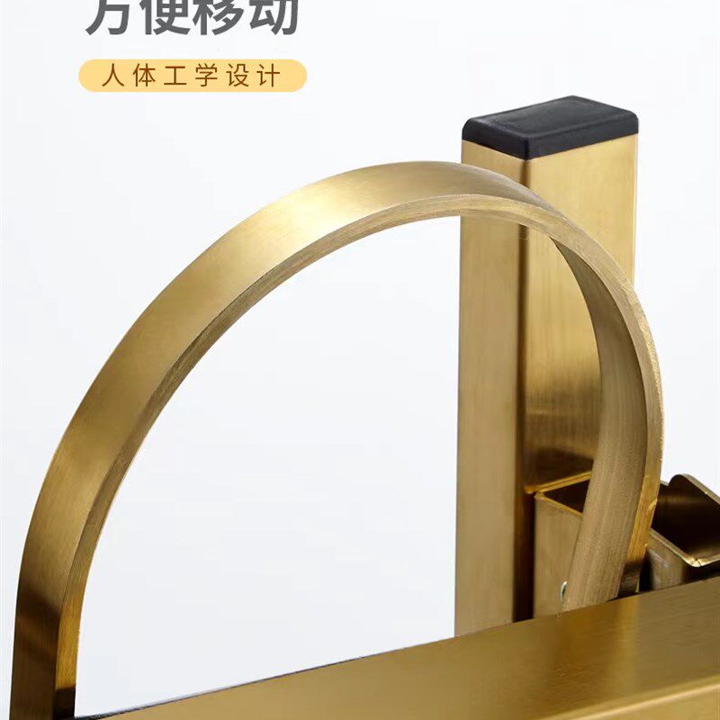 不锈钢美容美发车烫染推车剪发接发折叠杠车理发店专用网红工具车