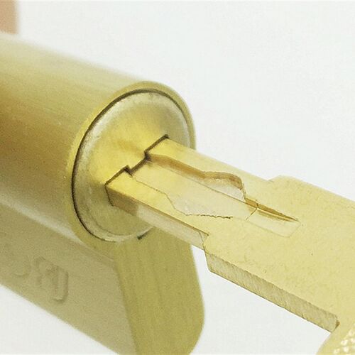 盼盼防盗门锁叶片锁芯超C级超B级HOOPLY万家不锈钢门天地锁通用款
