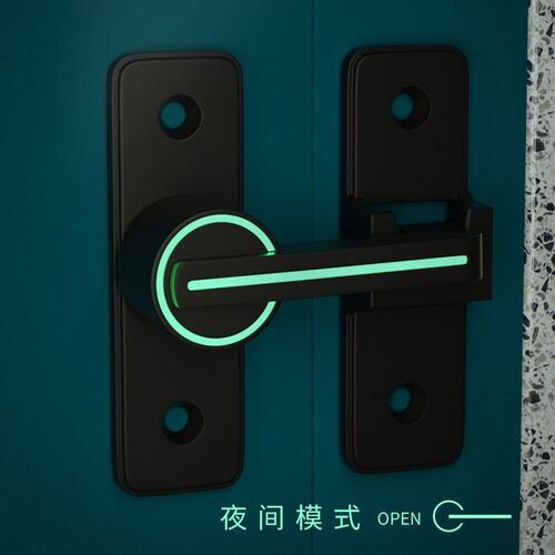 免打孔法式门锁扣推拉门窗锁插销防盗移门锁扣儿童安全卡扣锁门栓
