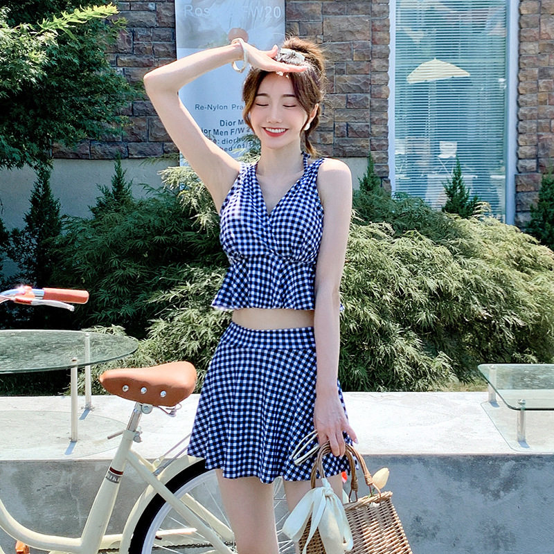 2026新款泳衣女夏保守分体裙比基尼