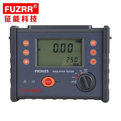 征能FR3025耐压绝缘兆欧表2500V数字绝缘电阻表0.01M~200G